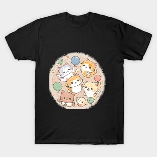 I Need All These Cats Cat Owner Cats - Happy Cute Cats T-Shirt